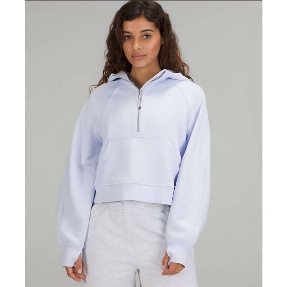 lululemon athletica Tops - Lululemon Scuba Oversized Half Zip Hoodie Size M/L